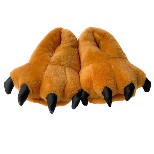 Chinelo de Dinossauro Peludo