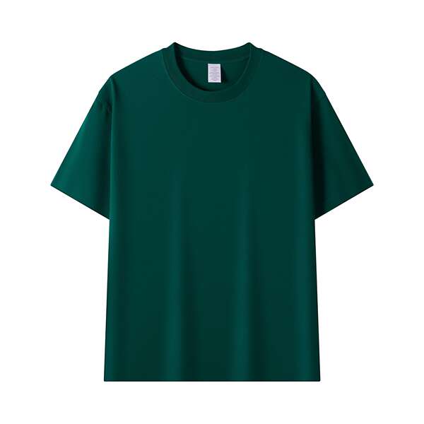 Americano de 230 gramas de peso de algodão puro sem costura de barril de tecido de mangas curtas T-shirts de cor limpa de cor limpa de camisa branca embrulhada