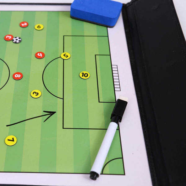 O treinador de táticas de futebol portátil comanda o treinador de treinamento de futebol de táticas magnéticas dobráveis.