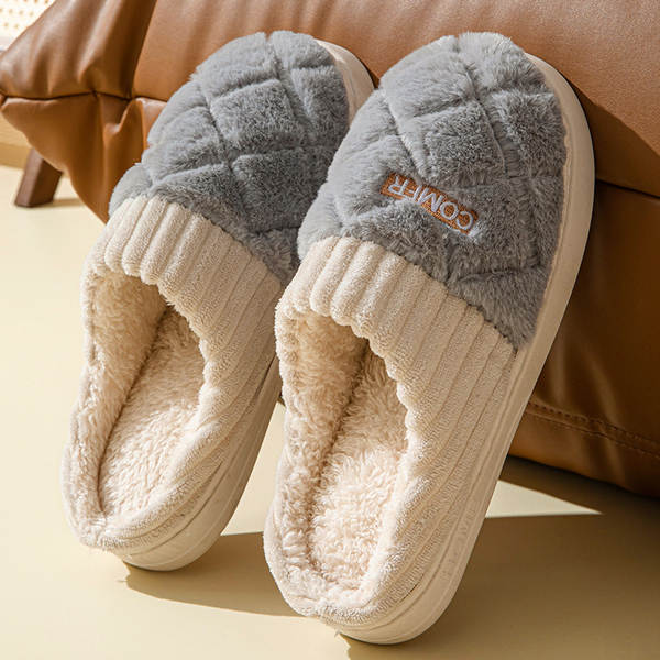 Chinelo de Felpa Quente para Mulher