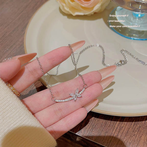 Colar feminino em titânio aço luxo não desbota versátil pendente sofisticado design exclusivo minimalista corrente clavícula acessório importação
