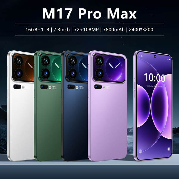 Novo M17 Pro Max telemóvel transfronteiriço grande ecrã 3+16G real 4G comércio exterior telemóvel inteligente venda rápida