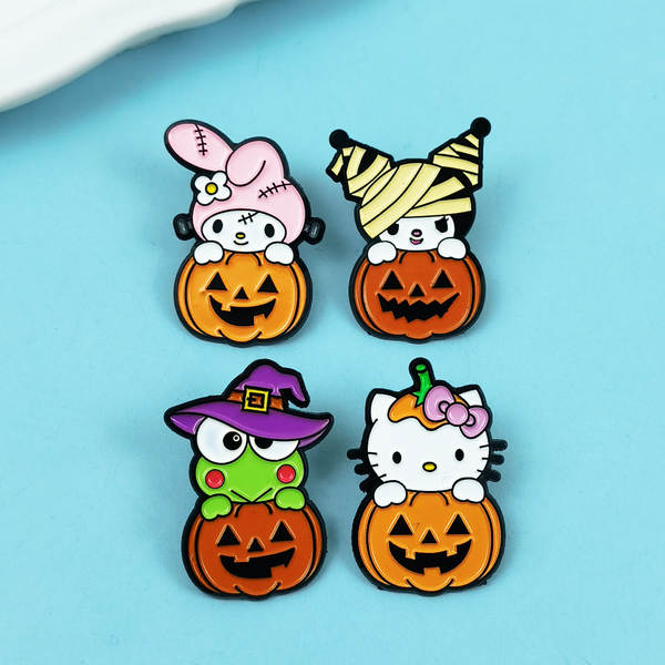 Broche de Abóbora Animada