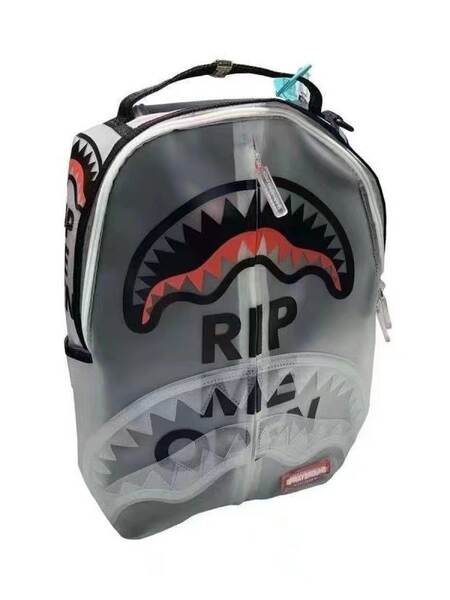 Esporte SG mal-humorado tubarão mochila estudante transparente mochila mochila mochila mochila mochila mochila