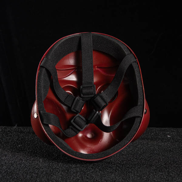 Novas máquinas de esmagamento de cabelos com máscaras de cor vermelha
