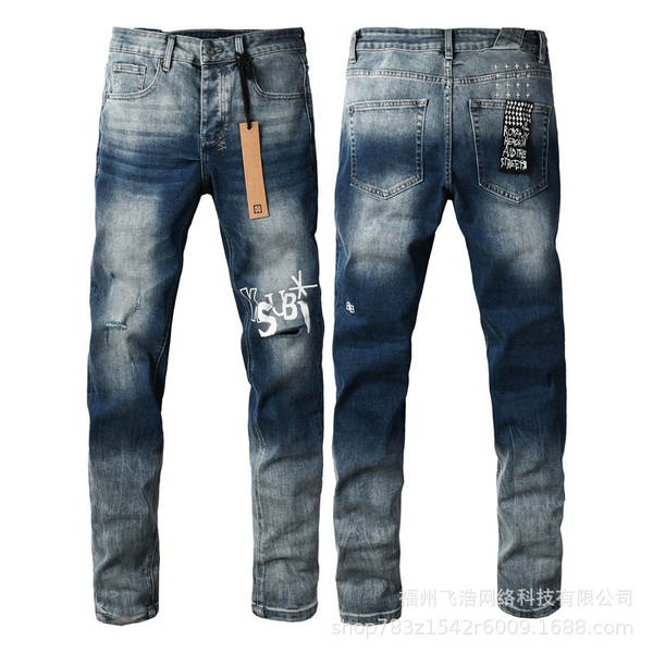 ksb jeans quebra-cabeça resistência americano high street masculino lounge jeans dinheiro commodities tema