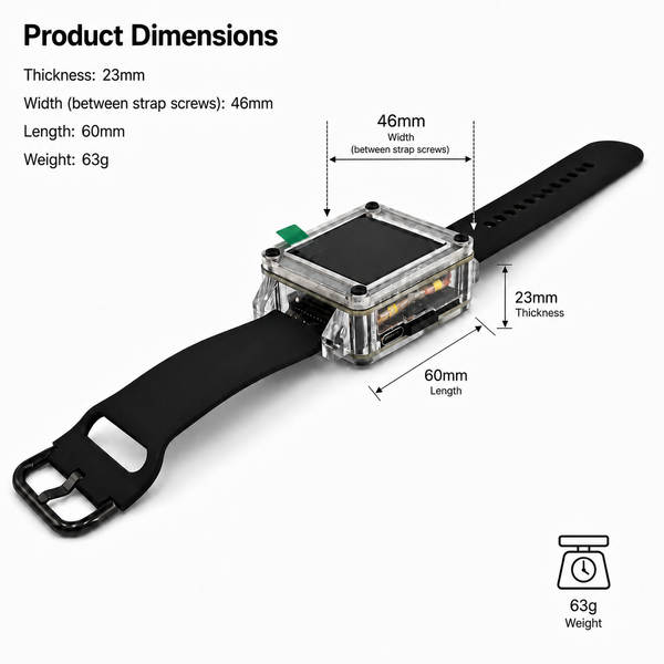 Relógio de Teste de Segurança WiFi Mini 5G