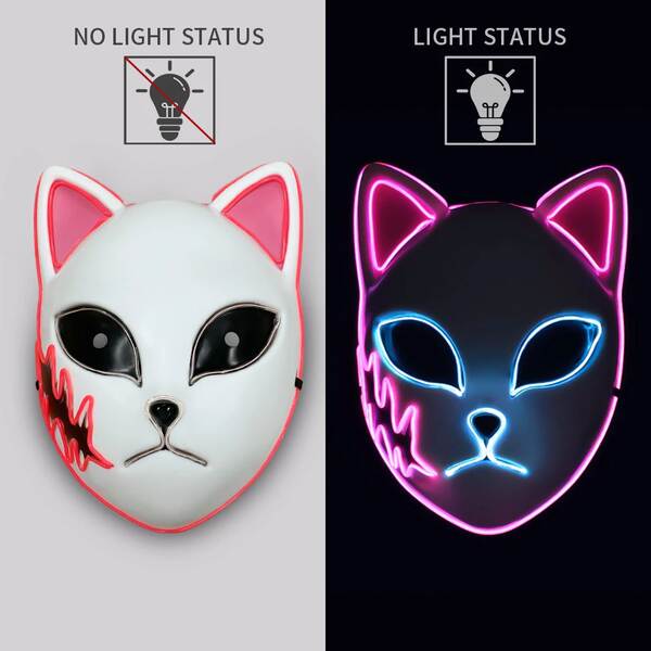 A Máscara de Iluminação Cosplay, a Máscara de Iluminação Cosplay.