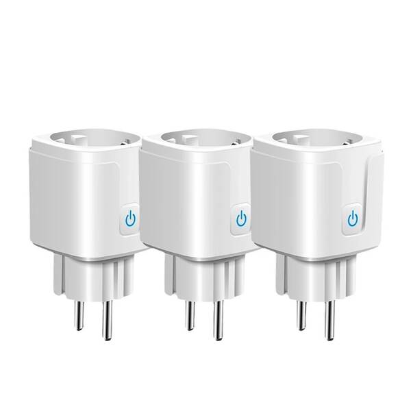 Matter Graphic Intelligent Plugin 16A Regulamento Europeu 20A WiFi controle remoto de voz Alexa
