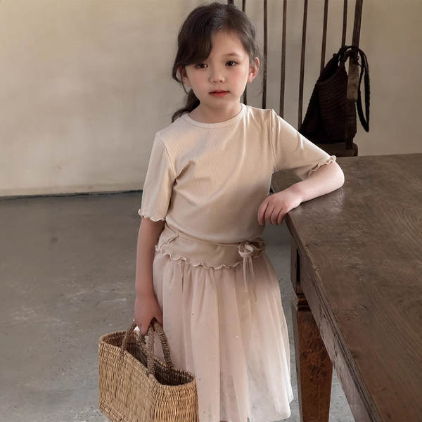 Mulheres Miu estilo princesa amarrar mangas curtas T-shirt camisa de verão coreano vestido de ar puro amarrar mangas curtas