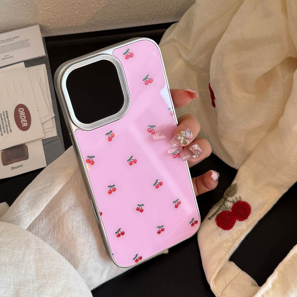 Capa de Celular com Desenho de Cereja