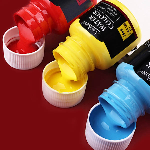 Tinta acrílica para pintura artística