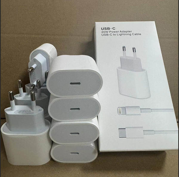 Cabeça de carregamento de celular padrão europeu pd20w para Apple 15 carregador iPad kit linha de dados pd 35w