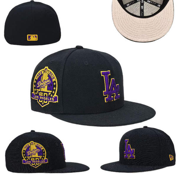 Chapéu de beisebol totalmente fechado, não ajustável, novo chapéu de beisebol hip-hop da liga americana