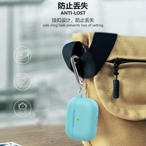 Nova capa de silicone espesso airpods pro 2ª geração com case integrado airpods 3