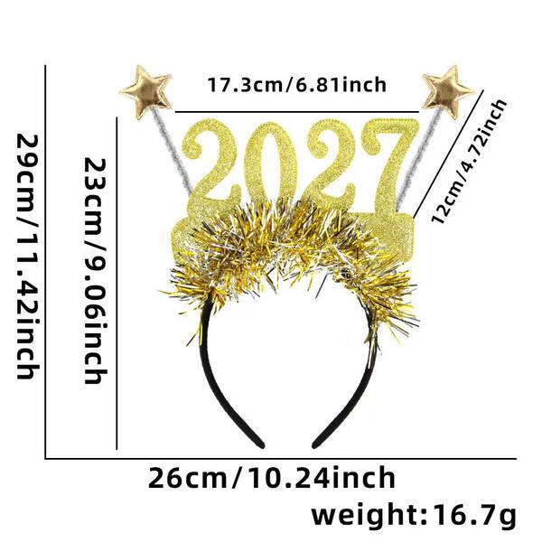 2027 Feliz Ano Novo Festa de Natal