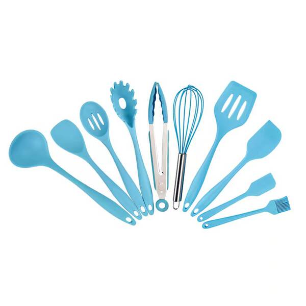 Conjunto de 10 Utensílios de Silício para Cozinha