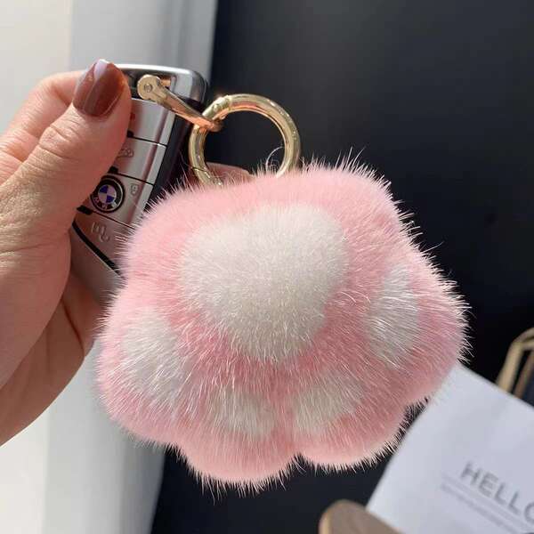 Pulseira de Pelúcia de Gato