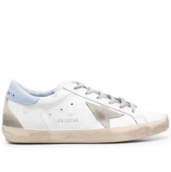 Sapato casual branco de couro