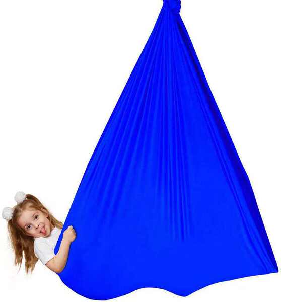 Dupla camada elástica de camas para crianças em casa e fora de casa Yoga de outono no ar Camas de yoga coloridas de tecido elástico de camas fabricante
