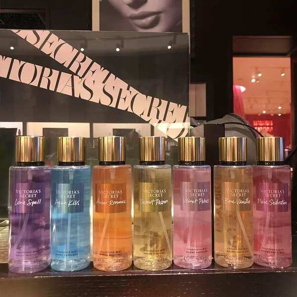 Victoria's Secret Perfume Spray Lubrificante Aquático Leite Permanente Flocos de Flocos de Aroma Humidificante 250ml