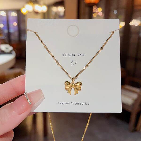 Colar feminino em titânio aço luxo não desbota versátil pendente sofisticado design exclusivo minimalista corrente clavícula acessório importação