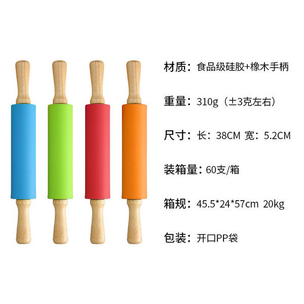 Rolo de silicone para massa