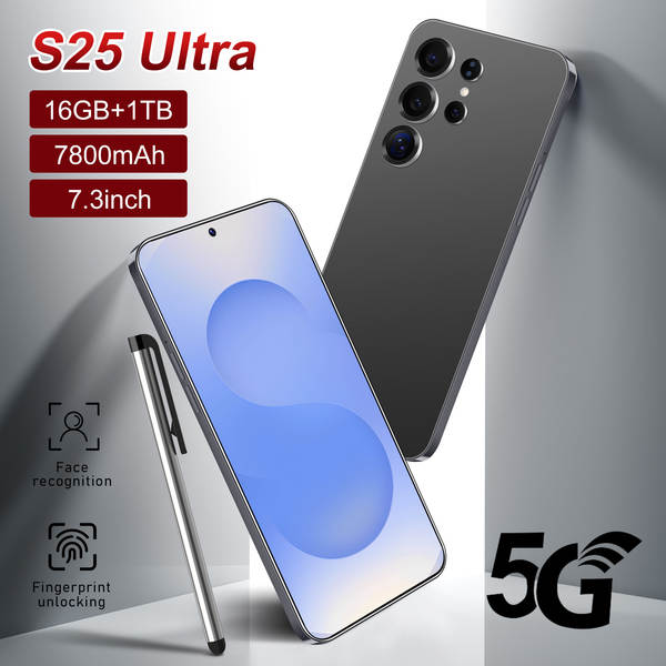 Novo celular transfronteiriço S25 Ultra 7.3 polegadas grande ecrã real 4G 3+16 unidade TK comércio exterior atacado
