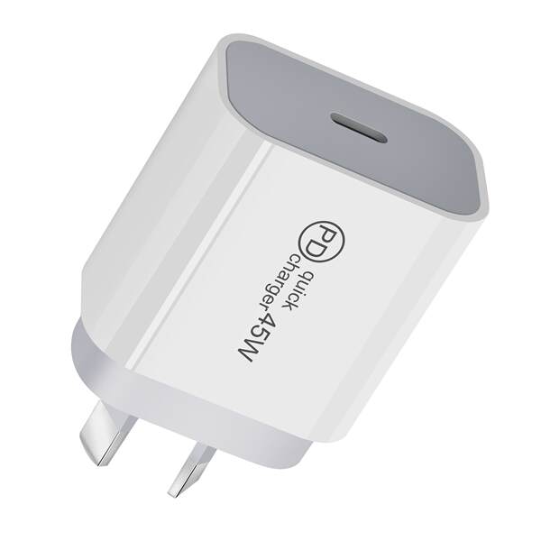 Carregador de PD padrão 45W Adaptador de PD duplo 45W para carregador de nitrogênio IP16X para celulares