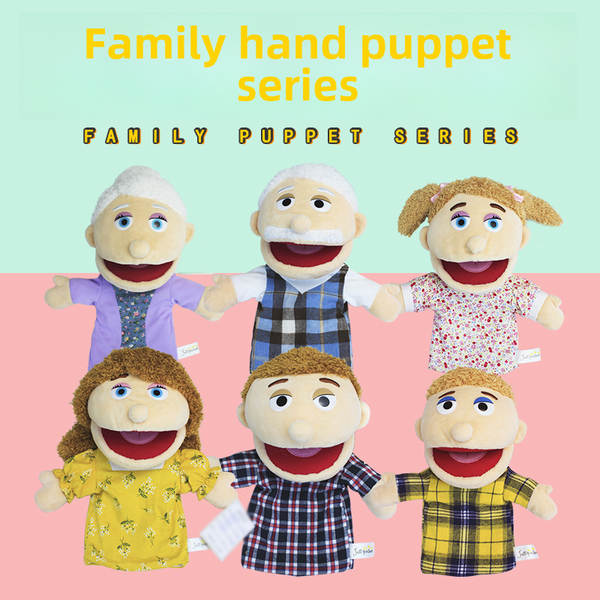 Família de Fantoches de Pelúcia