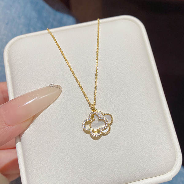 Colar feminino em titânio aço luxo não desbota versátil pendente sofisticado design exclusivo minimalista corrente clavícula acessório importação