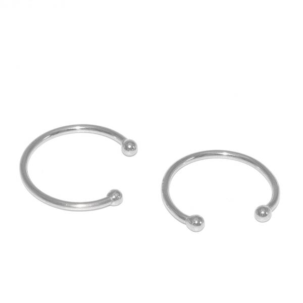 Anel de Aço Inox Cruzado