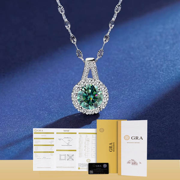 S925 Prata pura de 1 caráter colar de flores solares femininas ins gotejamento de água de alta qualidade moçambique pendurado design simplicidade de sobremesa