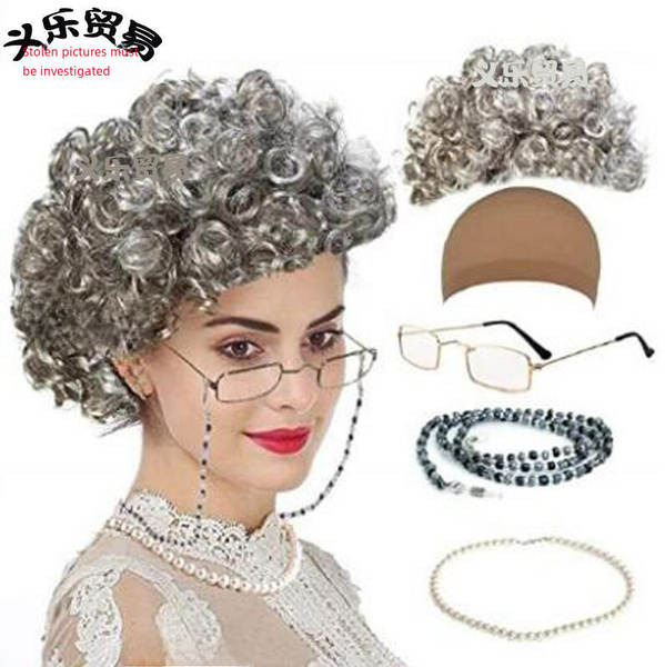 Penteado de Senhora Idosa para Cosplay