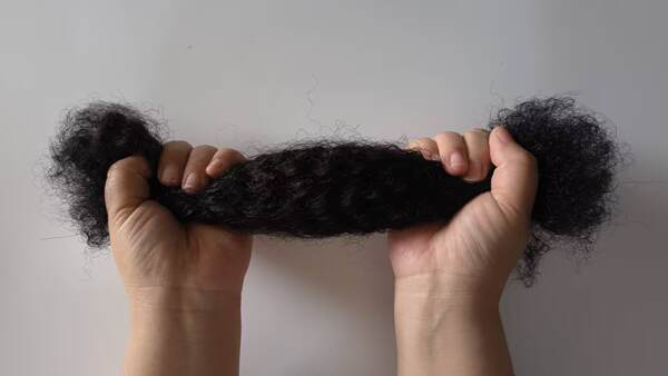 14 polegadas Afro Kinky Bulk Hair