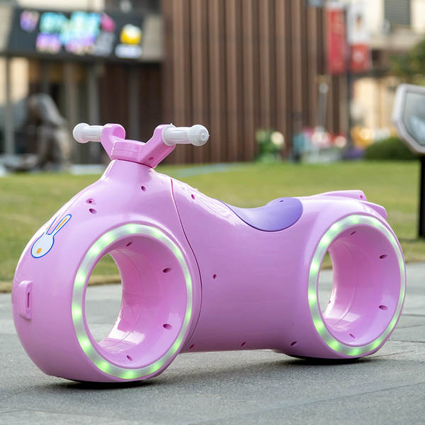 Carro elétrico de equilíbrio para crianças de 2 a 8 anos de idade Caminhão de bicicleta para bebês Carro de música flash Carro de presente para bebês