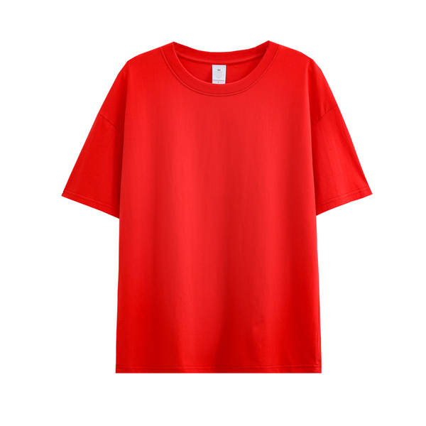 Novo peso pesado de 230 gramas algodão puro branco pano de pano curto T-shirt feminino folheto semi-lençado camiseta masculina por atacado