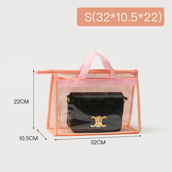 Saco de armazenamento de sacolas de alta capacidade do guarda-roupa suspenso de lixo de armazenamento do saco de armazenamento do PVC visível do saco de poeira
