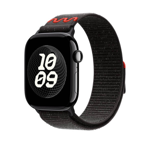 Compatível com apple watch 11 pulseira iwatch s10/9/8 nike nylon loop