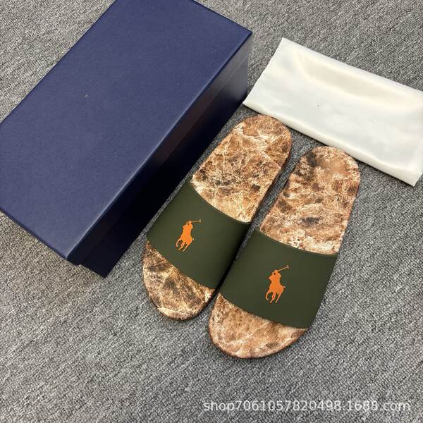 Polo de couro masculino