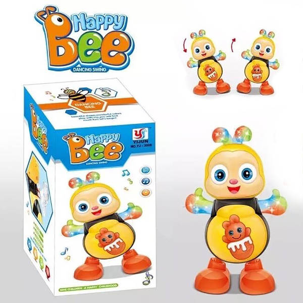 A música vai cantar, dançar, dançar, bater caricaturas de pato elétrico de luzes de música para vender brinquedos quentes