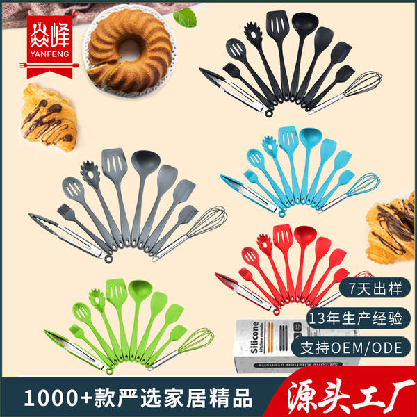 Conjunto de 10 Peças de Silicone para Cozinha