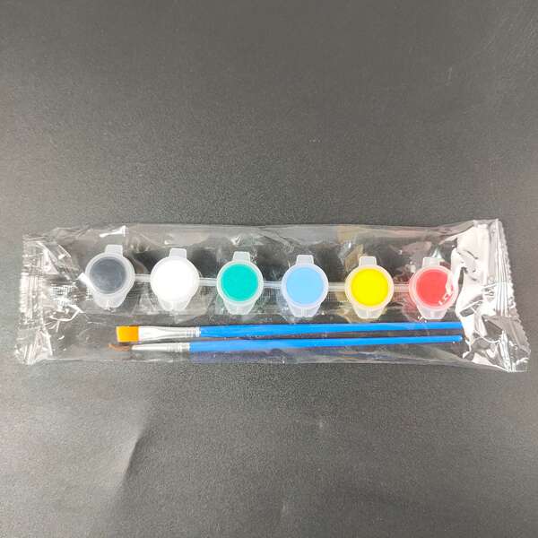 Painéis de acrílico para bonecas 3 ml 12 cores 6 cores Painéis de pintura de pedra para crianças