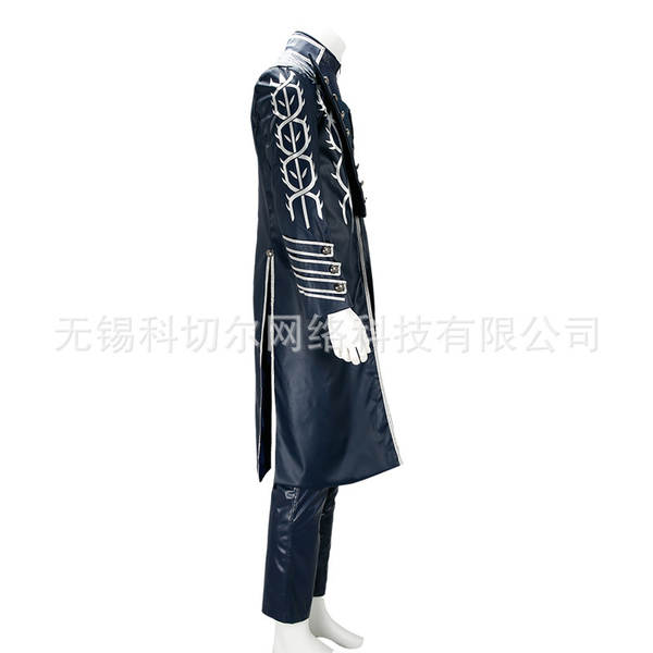 Vestido Cosplay de Vergil Azul