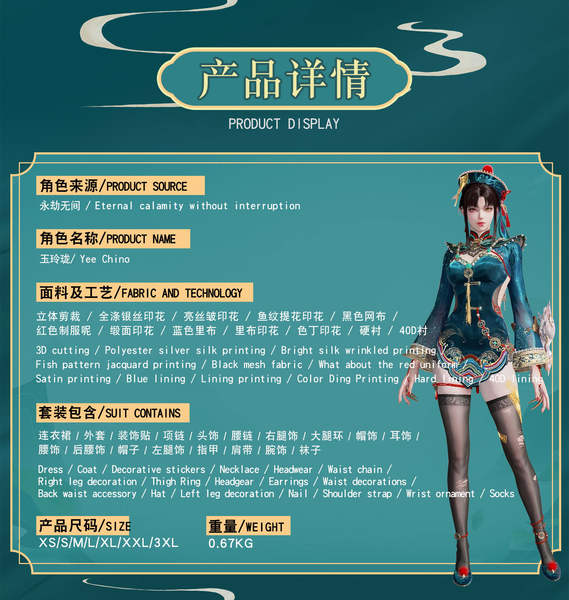 Novas roupas para personagens animados da 2a dimensão do Cosplay