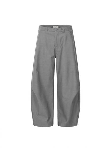 11KN Americano vintage curvado calças estereoscópico cortar calças relaxante relaxante homens e mulheres cleanfit simples calças compridas