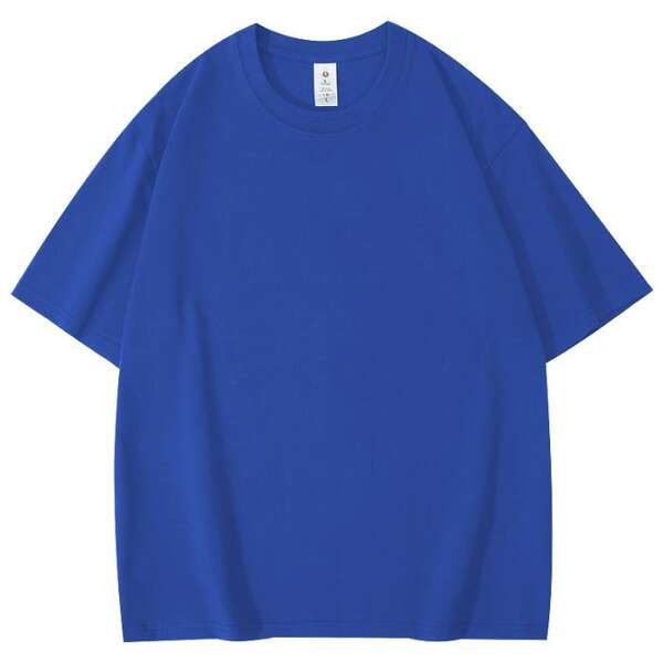 T-shirt de algodão curto personalizado padrão de logotipo de roupa de trabalho de casaco de algodão 220 gramas transfronteiriço comércio exterior atacado