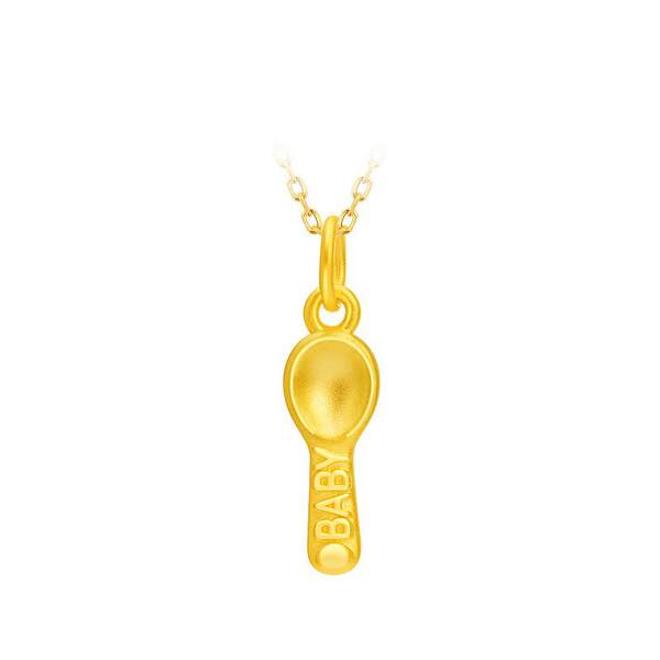 Colar de Ouro 999 com Pendente de Flor