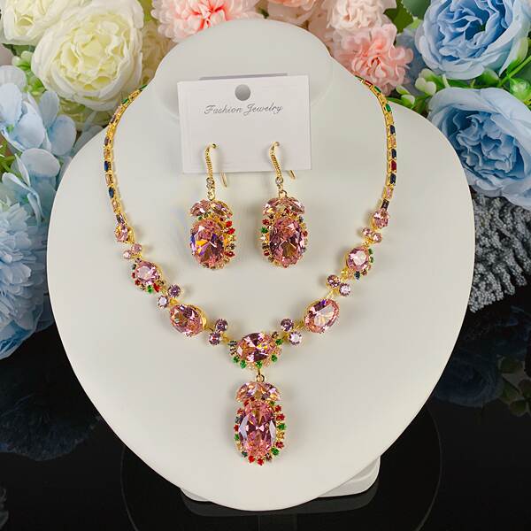 Jóias de colar de luxo de trabalho pesado colorido da Amazon Jóias de colar de luxo da Amazon Jóias de colar de luxo da América do Sul Jóias de colar de luxo