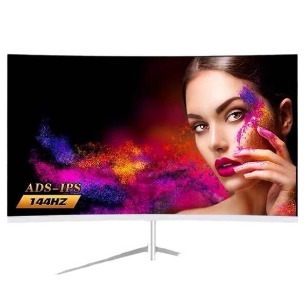 Monitor Curvo 24" 27" 32" Full HD 2K para Escritório, Casa e Games